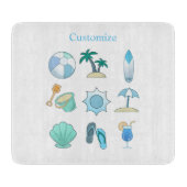 Planche À Découper Vie sur la plage Thunder_Cove (Devant)