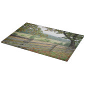 Planche À Découper Vieille Clôture Dans Une Ferme (Coin)