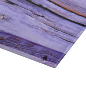 Planche À Découper Vieille peinture pourpre criquée sur le bois (Coin)