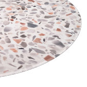 Planche À Découper Vieille texture terrazzo, motif d'hamper. (Coin)