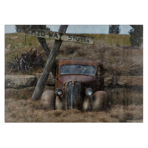 Planche À Découper Vieille voiture