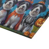 Planche À Découper Vieux bergers anglais Citrouille Halloween Funny (Coin)