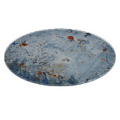 Planche À Découper Vieux corrode de tôle bleu fer (Coin)