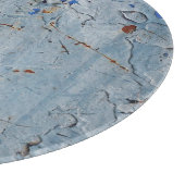 Planche À Découper Vieux corrode de tôle bleu fer (Coin)