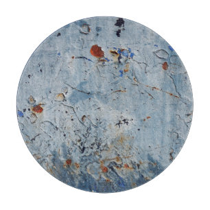 Planche À Découper Vieux corrode de tôle bleu fer
