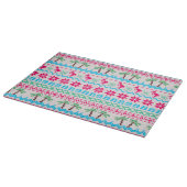 Planche À Découper Vilain pull de Noël Flamant rose Tropical (Coin)