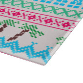 Planche À Découper Vilain pull de Noël Flamant rose Tropical (Coin)