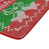 Planche À Découper Vilain pull motif sonnettes Joyeux fils Xmas (Coin)