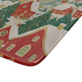 Planche À Découper Village de Noël (Coin)