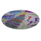 Planche À Découper Village de Noël (Coin)