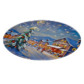 Planche À Découper Village d'hiver (Coin)