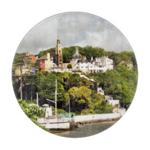 PLANCHE À DÉCOUPER VILLAGES DE WALES