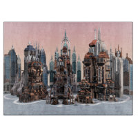Ville de fantasy futuriste Art de paysage urbain S