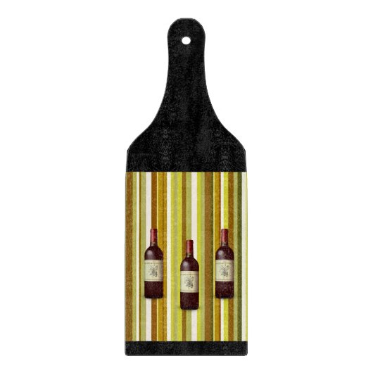 Planche À Découper Vin à pinces en verre (Devant)