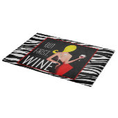 Planche À Découper "Vin DIVA" - Mais d'abord, Vin... (Coin)