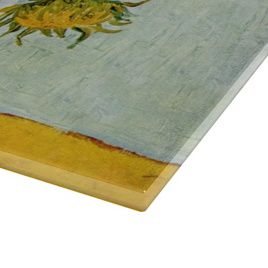 Planche À Découper Vincent Van Gogh 12 Tournesols Impressionniste (Coin)