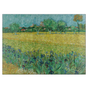 Planche À Découper Vincent van Gogh - Champ aux iris près d'Arles