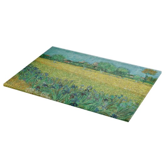 Planche À Découper Vincent van Gogh - Champ avec Iris près d'Arles (Coin)