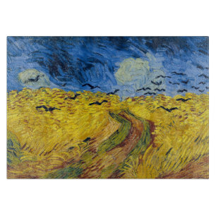Planche À Découper Vincent van Gogh - Champ de blé aux corbeaux
