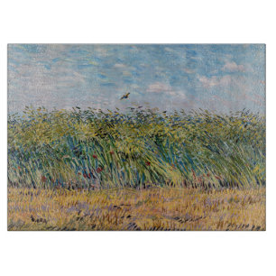 Planche À Découper Vincent van Gogh - Champ de blé avec une alouette