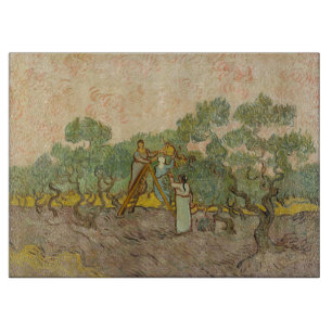 Planche À Découper Vincent van Gogh - Femmes cueillant des olives
