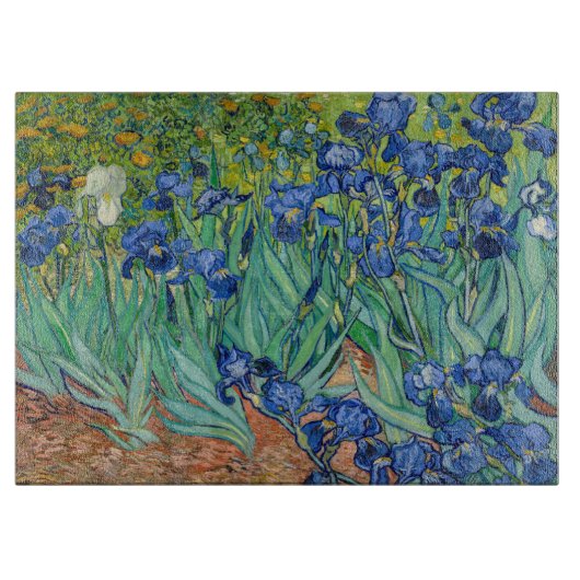 Planche À Découper Vincent Van Gogh - Irises (Devant)