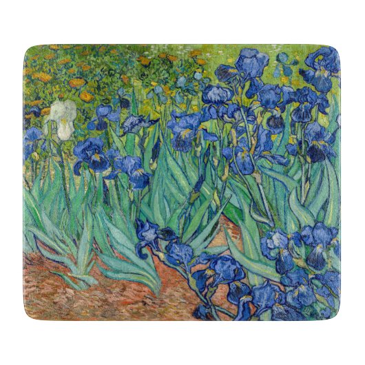 Planche À Découper Vincent Van Gogh - Irises (Devant)