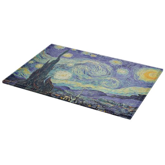 Planche À Découper Vincent Van Gogh/ La Nuit étoilée (Coin)