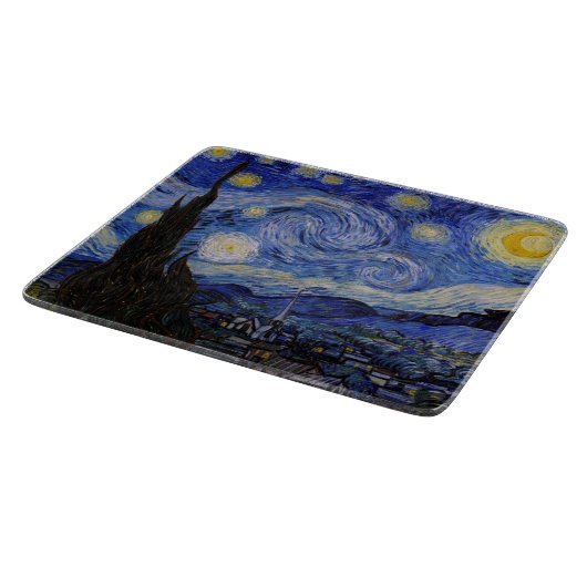 Planche À Découper Vincent Van Gogh - La nuit étoilée (Coin)