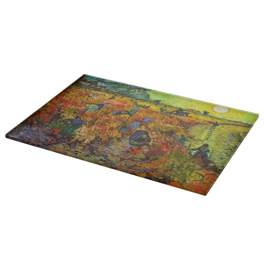 Planche À Découper Vincent van Gogh - Le vignoble rouge (Coin)