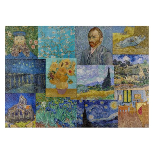 Planche À Découper Vincent Van Gogh - Masterpieces Patchwork (Devant)