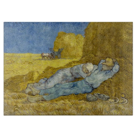 Planche À Découper Vincent Van Gogh - Mion, Repos / Travail / Siesta (Devant)