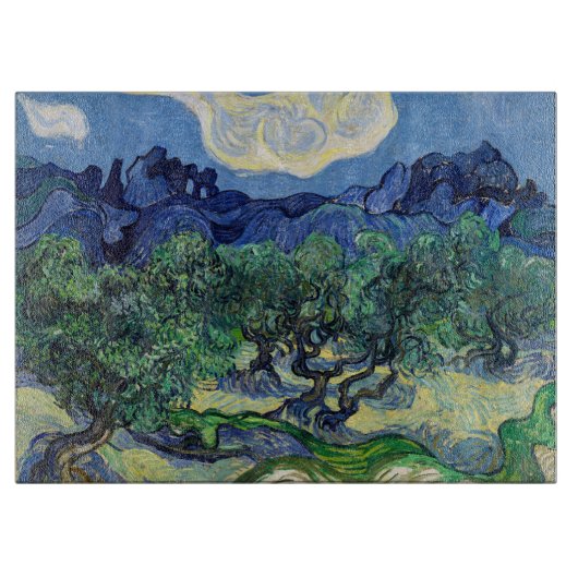 Planche À Découper Vincent van Gogh - Oliviers aux Alpilles (Devant)