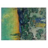 Planche À Découper Vincent van Gogh - Paysage Lune avec couple (Devant)