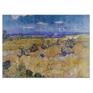 Planche À Découper Vincent van Gogh - Pile de blé avec les lecteurs