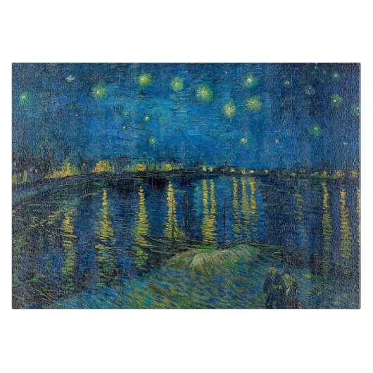 Planche À Découper Vincent Van Gogh Starry Night Over the Rhone (Devant)