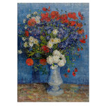 Planche À Découper Vincent van Gogh - Vase avec Cornflowers & Poppies<br><div class="desc">Vase avec des fleurs de Cornouailles et des pavots - Vincent van Gogh,  Huile sur toile,  1887,  Paris</div>