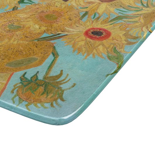 Planche À Découper Vincent Van Gogh - Vase avec douze tournesols (Coin)