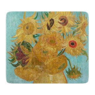 Planche À Découper Vincent Van Gogh - Vase avec douze tournesols