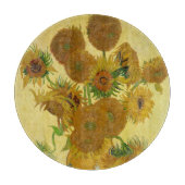 Planche À Découper Vincent van Gogh - Vase avec quinze tournesols (Devant)