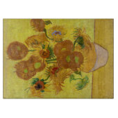 Planche À Découper Vincent van Gogh - Vase avec quinze tournesols (Devant)