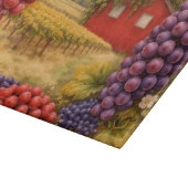 Planche À Découper Vineyard Grapes Cutting Board | Wine Gift (Coin)