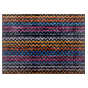 Planche À Découper Vintage Chevron Wood Abstrait #7