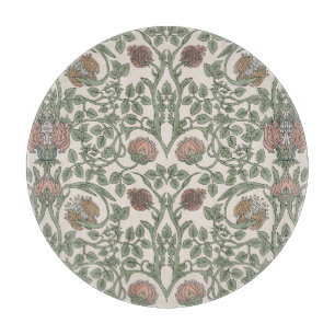 Planche À Découper Vintage floral enchanté : papiers peints rétro.