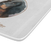 Planche À Découper Vintage Gordon Setter (Coin)