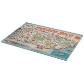 Planche À Découper Vintage Puerto Rico Map (Coin)