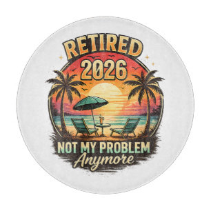 Planche À Découper Vintage Retraité 2026 plus mon problème