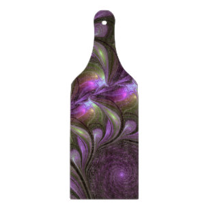 Planche À Découper Violet Abstrait violet violet kaki fractal