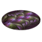 Planche À Découper Violet Abstrait violet violet kaki fractal (Coin)