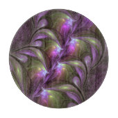 Planche À Découper Violet Abstrait violet violet kaki fractal (Devant)